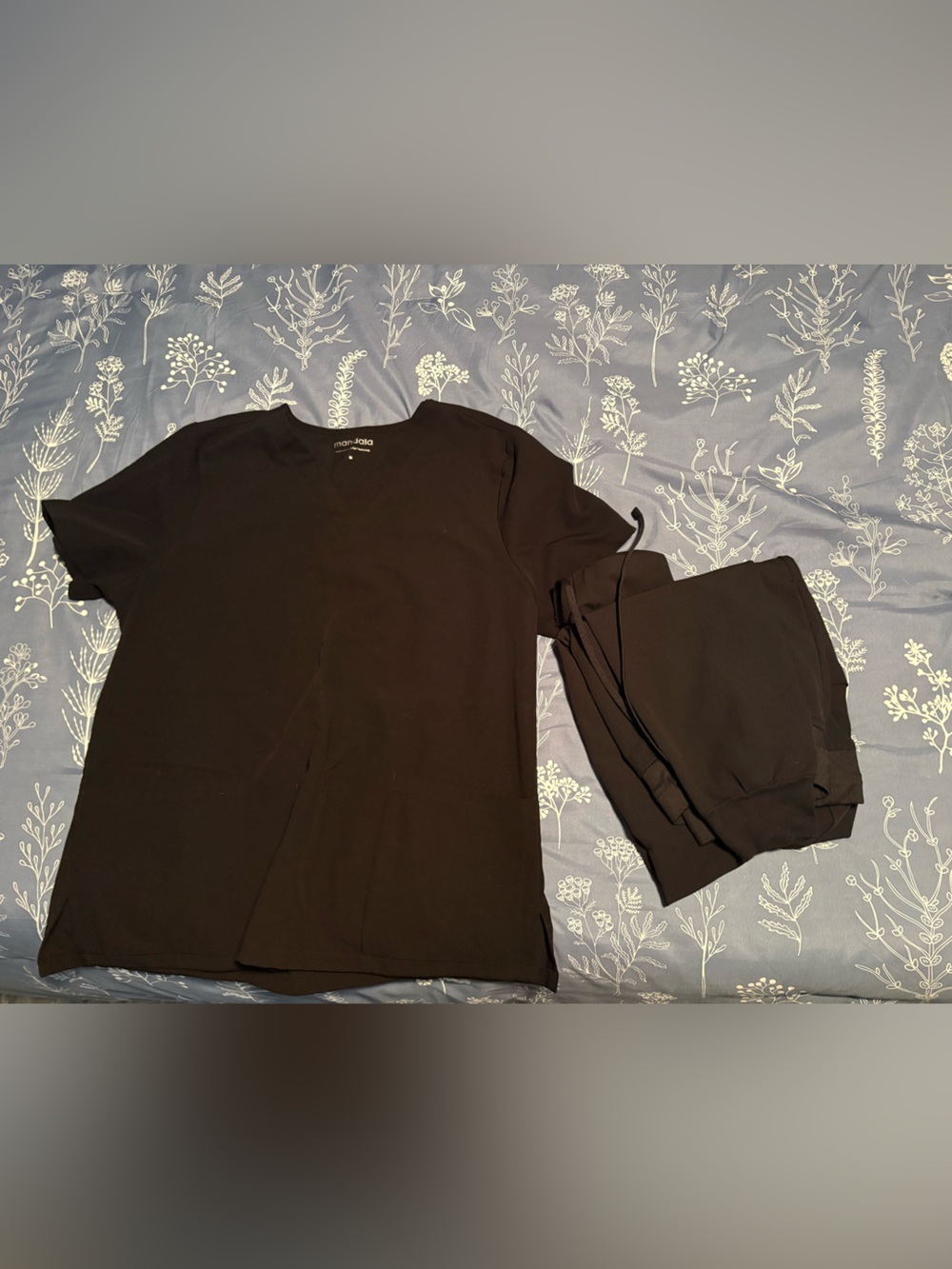 Black Mandala scrub set